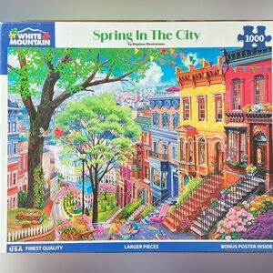 White Mountain “Spring in the City” 1000 piece puzzle